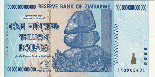 Hyper Inflation in Zimbabwe - Economics Help